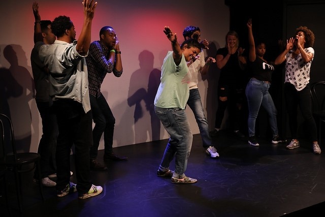 Performers at The Groundlings Diversity Festival.